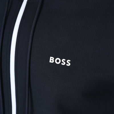 BOSS Saggy 1 Hooded Sweat Top in Navy