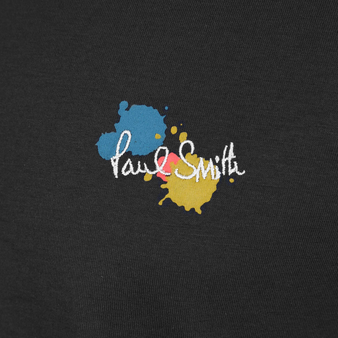 Paul Smith Paint Splatter T Shirt in Black
