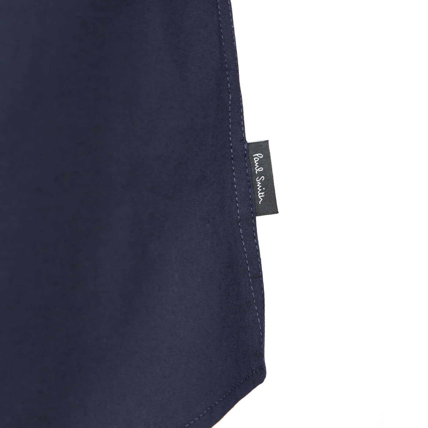 Paul Smith Tailored Fit Shirt in Navy Logo Tab