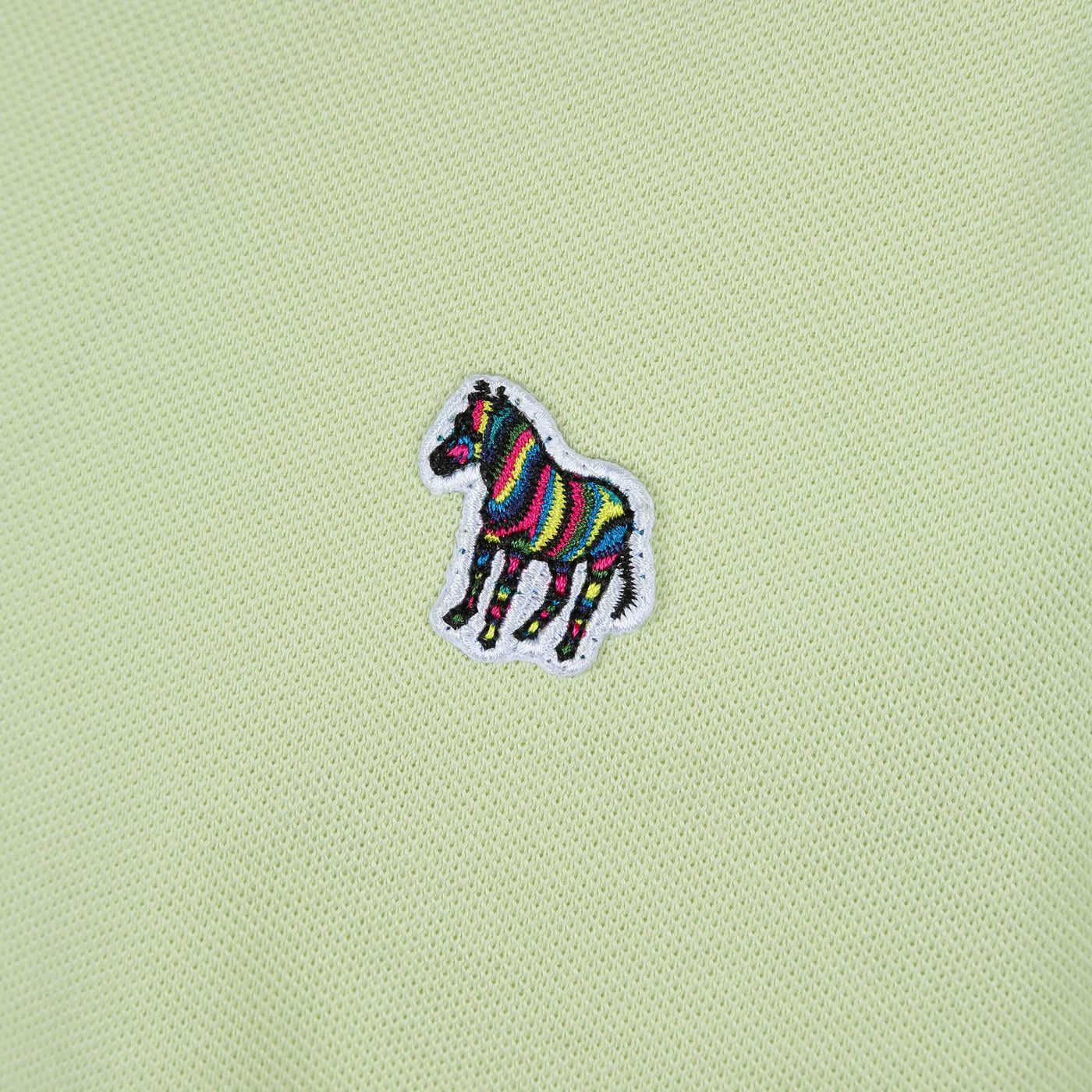 Paul Smith Zebra Badge Polo Shirt in Light Green