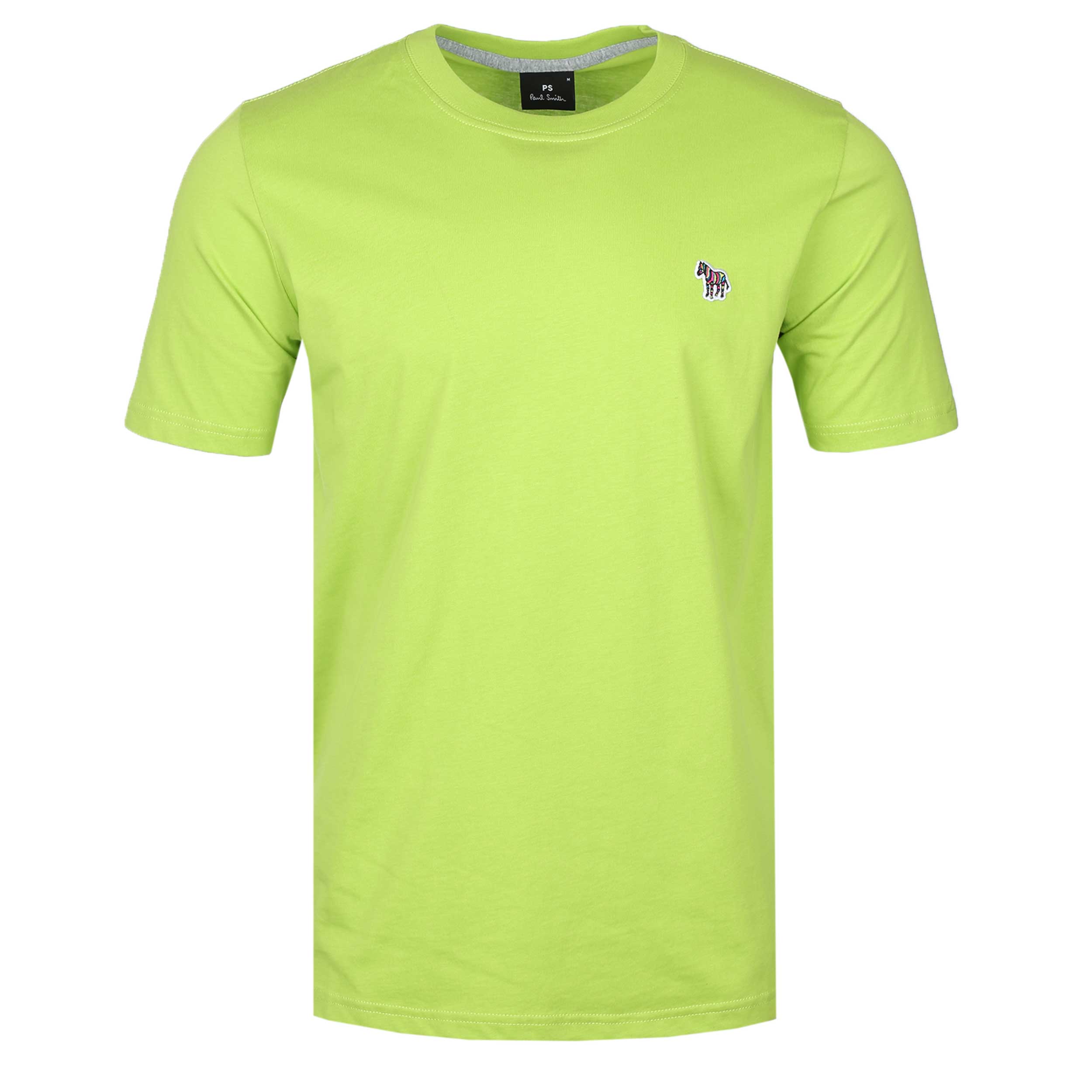 Paul Smith Zebra Badge T Shirt in Lime Green | Paul Smith | Norton Barrie