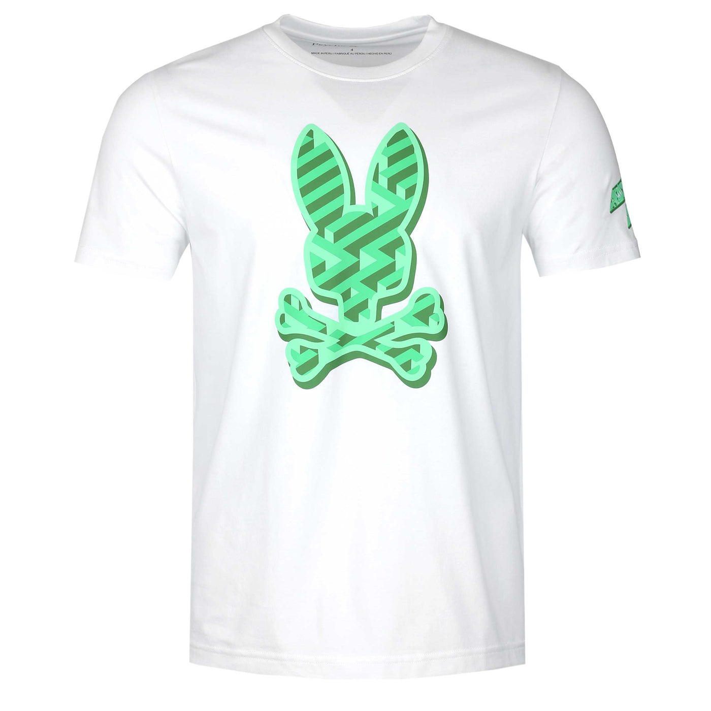 Psycho Bunny Pisani Graphic T Shirt in White