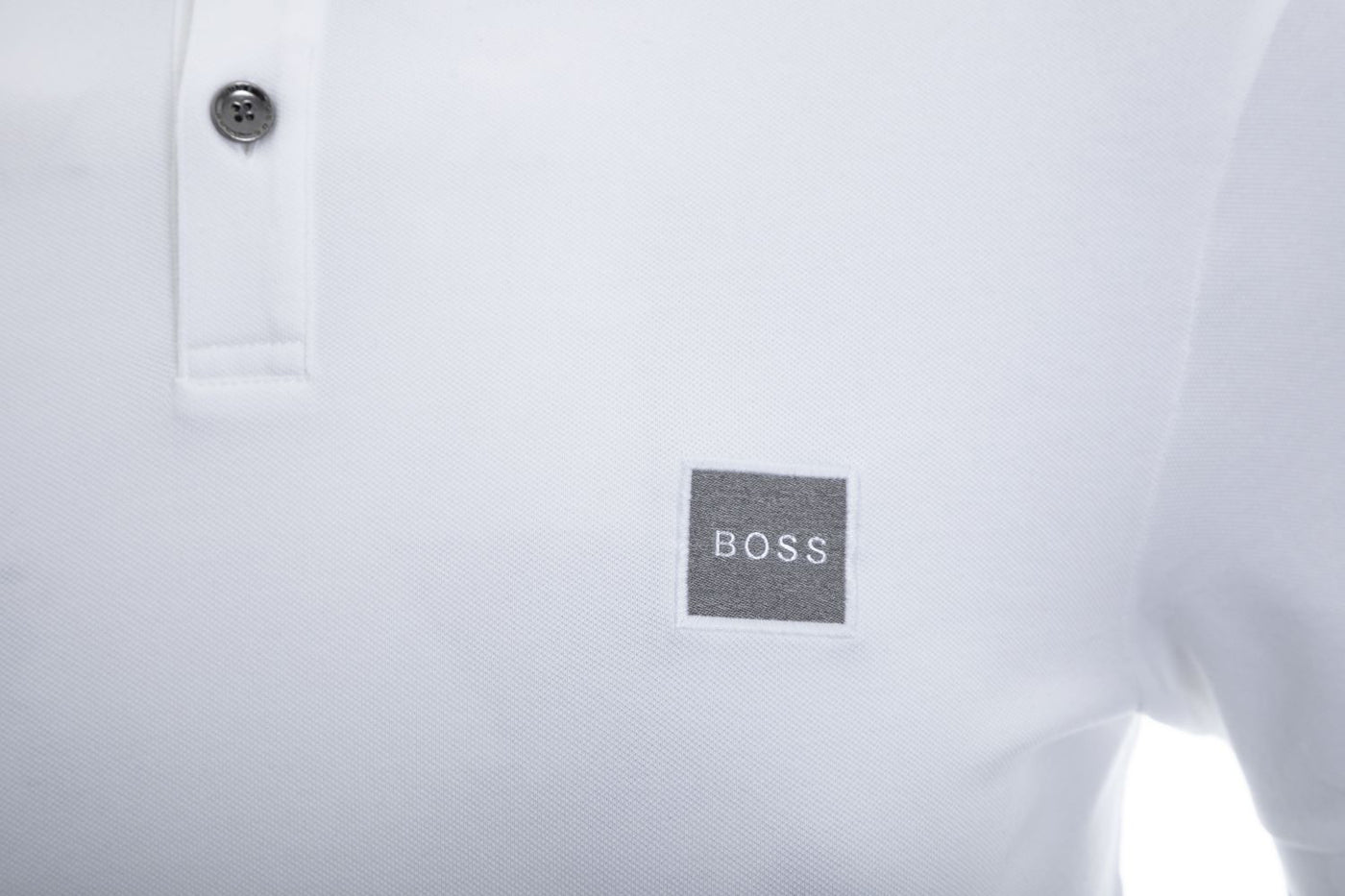 BOSS Passertip 1 Polo Shirt in White Logo